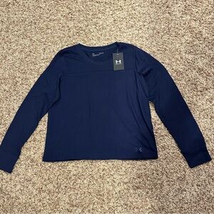 Under Armour Dark Blue Long Sleeve Shirt Medium